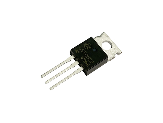 50200V CS50N20AP MOSFET Circuit de commutation de puissance basse tension de rupture pour les adaptateurs et les chargeurs