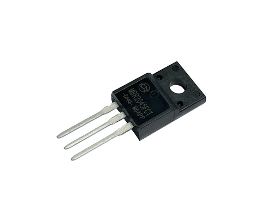 20A 45V Commutateur à haute fréquence alimentation électrique Diodes de barrière Schottky pour les connecteurs à courant continu embarqués MBR2045FCT