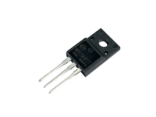 20A600V Commutateur haute fréquence Diodes de barrière Schottky pour les sources d'alimentation MBR2060FCT