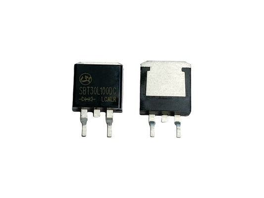 30A100V TO-263 SBT30L100DC Monture de surface Diodes Schottky basse fréquence VF avec faibles pertes de puissance