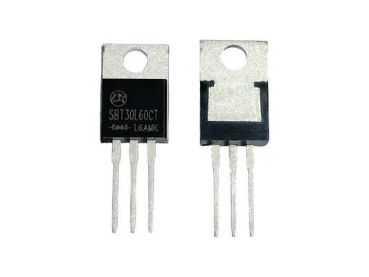 30A60V SBT30L60CT Schottky à basse tension vers l'avant pour l'industrie TO-220AB