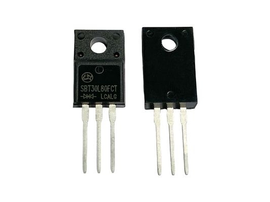 30A80V SBT30L80FCT TO-220F Diodes Schottky à basse tension à haut rendement pour les alimentations électriques