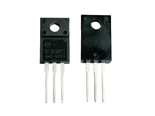30A100V SBT30L100FCT Vitesse de commutation rapide Diodes Schottky à basse fréquence VF TO-220F