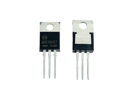 10A60V MBR1060CT Diodes de barrière Schottky à basse tension vers l'avant pour la solution d'éclairage