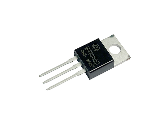 60A150V TO-220AB Diodes de barrière Schottky avec vitesse de commutation rapide MBR60150CT