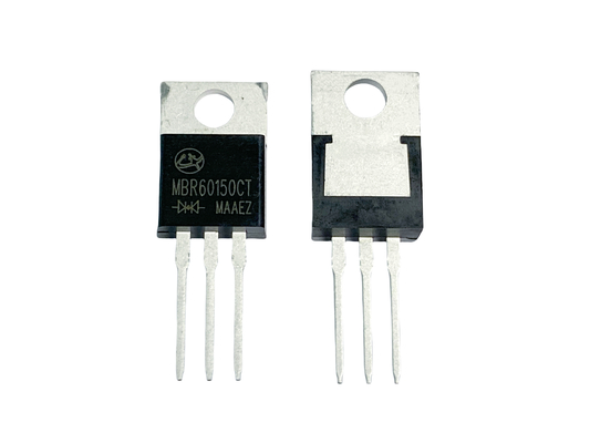 60A150V TO-220AB Diodes de barrière Schottky avec vitesse de commutation rapide MBR60150CT