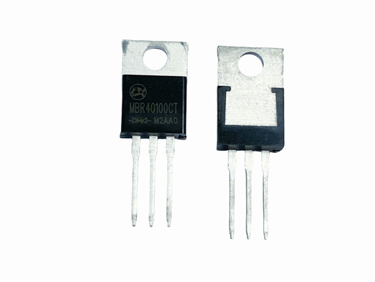 40A100V MBR40100CT Planner Diodes de barrière Schottky pour les convertisseurs en courant continu/en courant continu embarqués