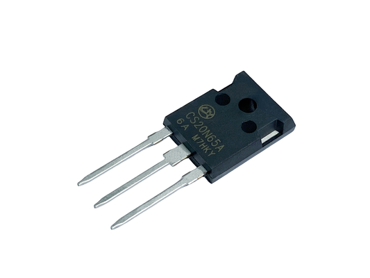 20A650V CS20N65A6 N MOSFET à haute tension de canal N 100% testé par avalanche
