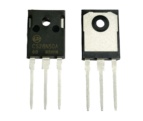 28A500V CS28N50A6 MOSFET à haute tension de rupture pour alimentation en mode commutateur