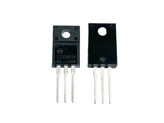 10A600V CS10N60A2 TO-220F Contrôle du moteur à basse résistance à haute tension Mosfet pour l'industrie