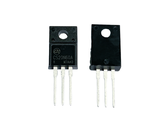 20A600V CS20N60A8 MOSFET haute tension de type N pour l'alimentation électrique de l'unité