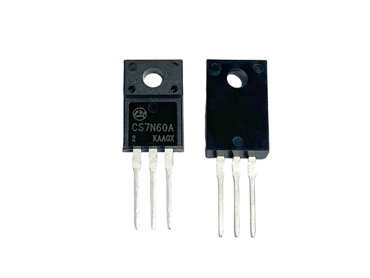 7A600V Voltage de rupture élevé Mosfet CS7N60A2 à 220F avec faible Ciss