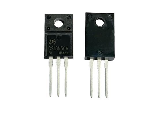 18A500V CS18N50A8 TO-220F Cadre épais Mosfet haute tension pour une alimentation électrique ininterrompue