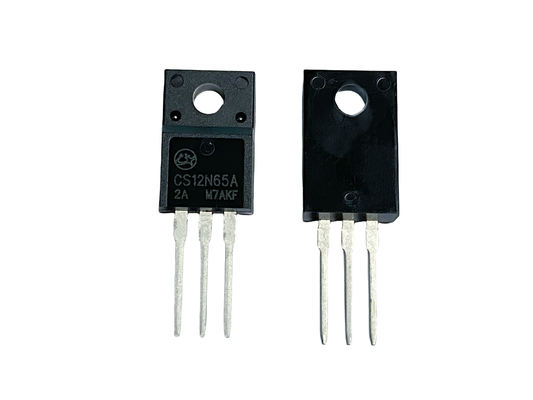 12A650V MOSFET haute tension basse résistance pour l'adaptateur CS12N65A2 TO-220F
