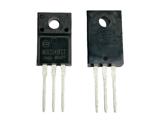20A 45V Commutateur à haute fréquence alimentation électrique Diodes de barrière Schottky pour les connecteurs à courant continu embarqués MBR2045FCT