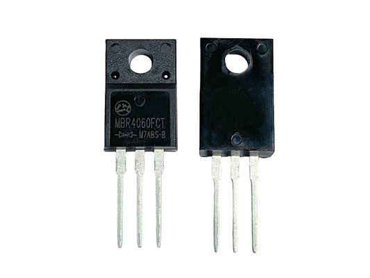 Diodes de barrière Schottky à basse fréquence 40A60V pour les alimentations miniatures en mode commuté MBR4060FCT
