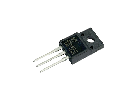 Énergie de commutation à haute fréquence 16A450V Diodes de barrière Schottky pour convertisseur CC/DC embarqué MBR1645FCT