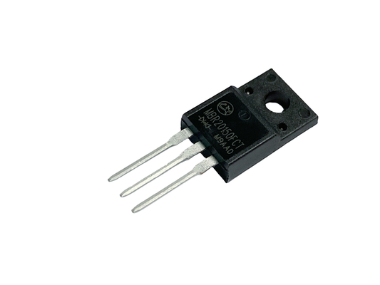20A150V Planner Schottky Barrier Diodes pour la conversion du courant alternatif en courant continu MBR20150FCT