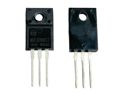 30A 100V Diodes de barrière Schottky Vitesse de commutation rapide et temps de récupération inverse faible MBR30100FCT