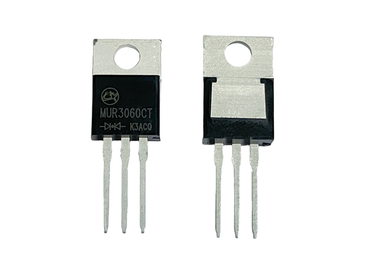 30A600V MUR3060CT TO-220AB 25ns Réducteurs de récupération ultra-rapides pour les circuits à haute fréquence