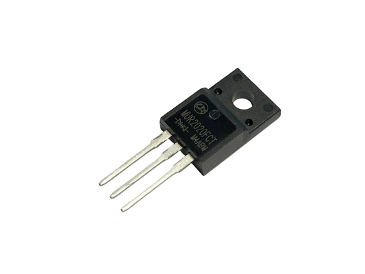 Diodes de récupération rapide 20A200V pour les systèmes de stockage de données TO-220F MUR2020FCT